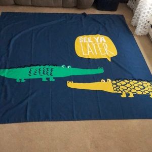 See Ya Later Gator shower curtain